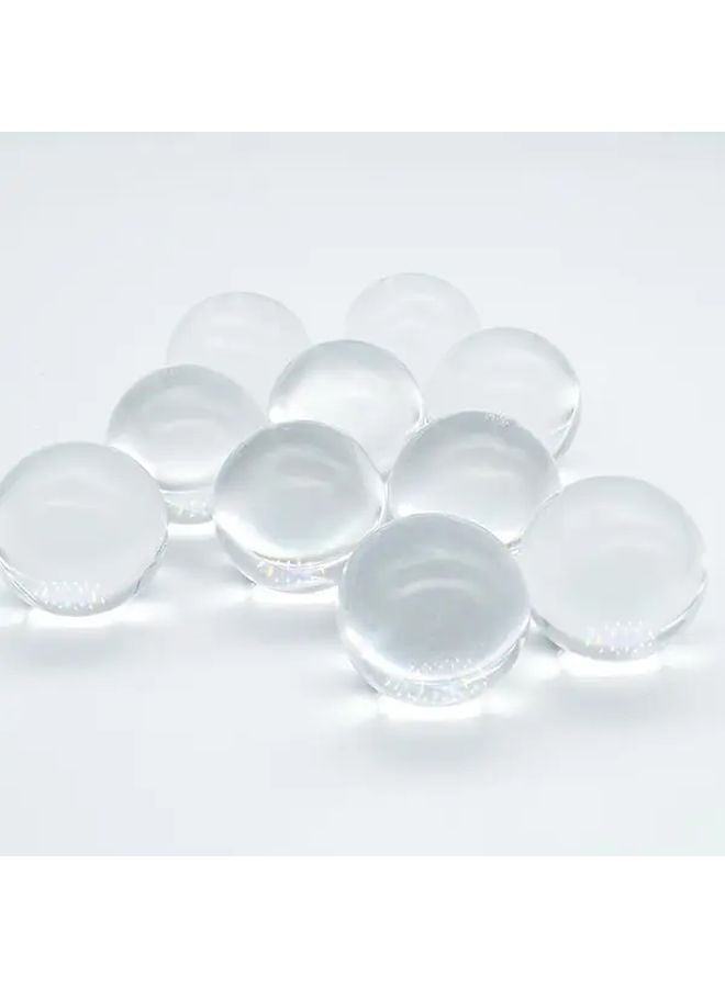 300pcs Solid Transparent Crystal Glass Balls For Home Decoration And Aquarium Supplies - Image 2